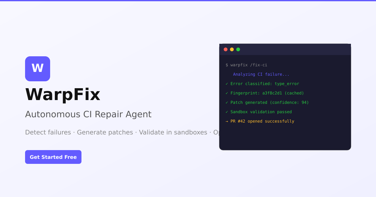 WarpFix screenshot 1